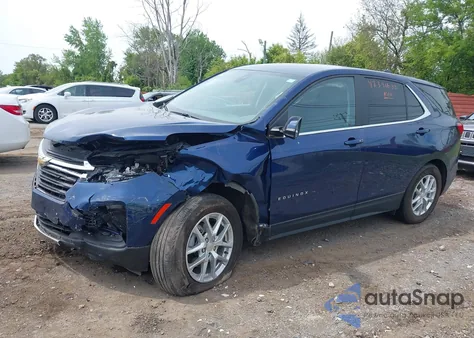 2022 Chevrolet Equinox Fwd Lt z USA, uszkodzony, nr VIN 2GNAXKEV2N6111784